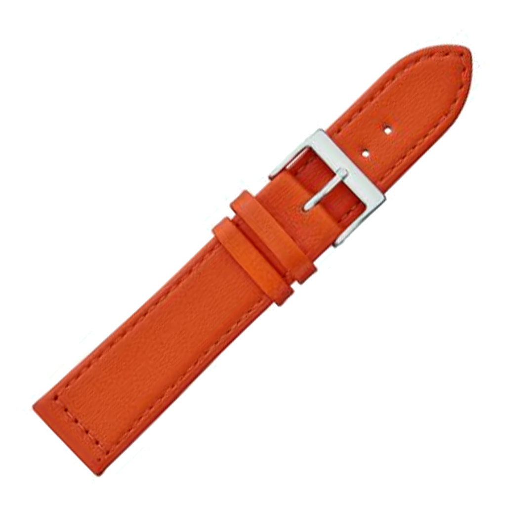 Alpine Watchstrap - Flat Stitched Leather