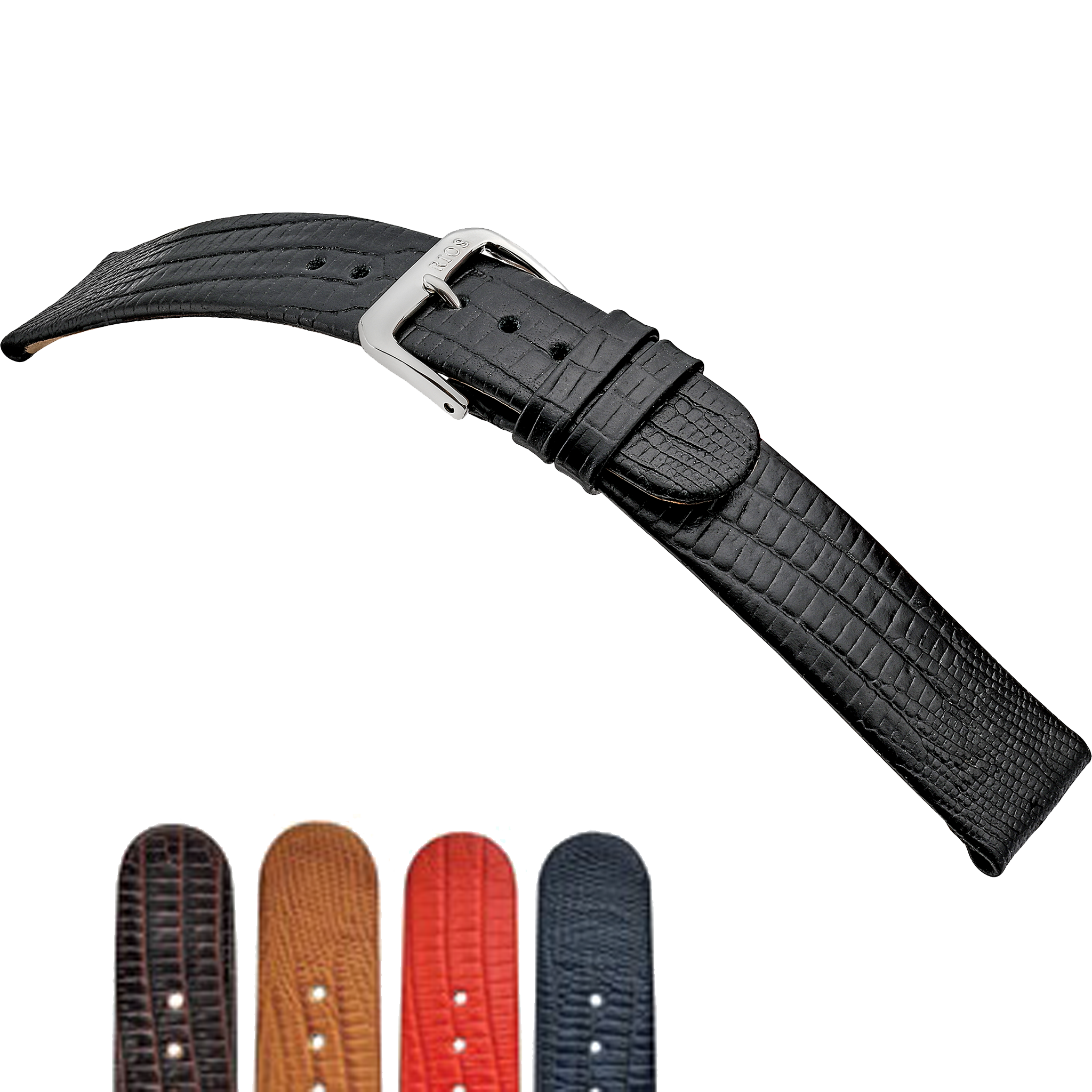 Rios 1931 Watch Bands - Bolivia - Embossed Teju Lizard Grain