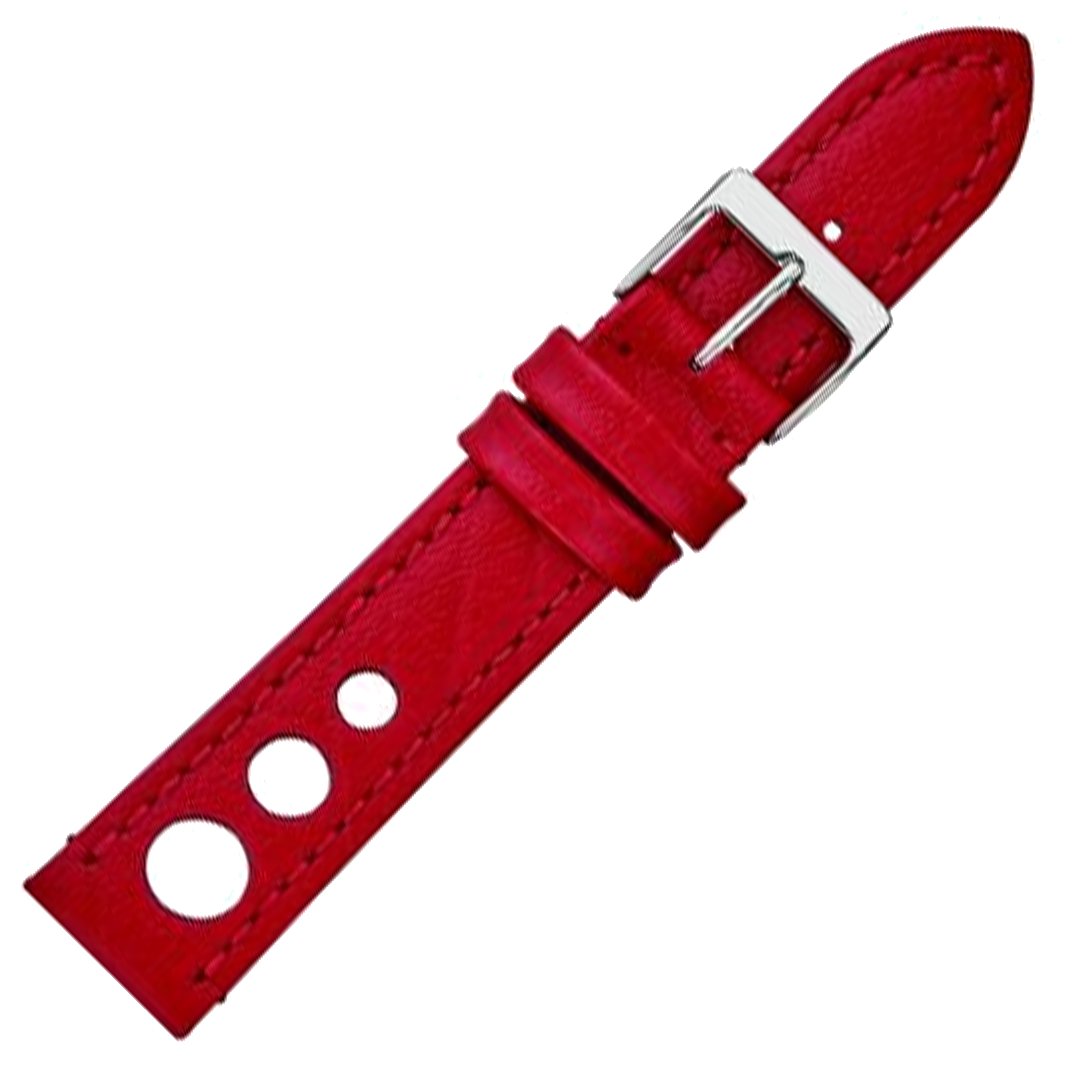 Alpine Leather Watchstrap - Flat Stitched Rally