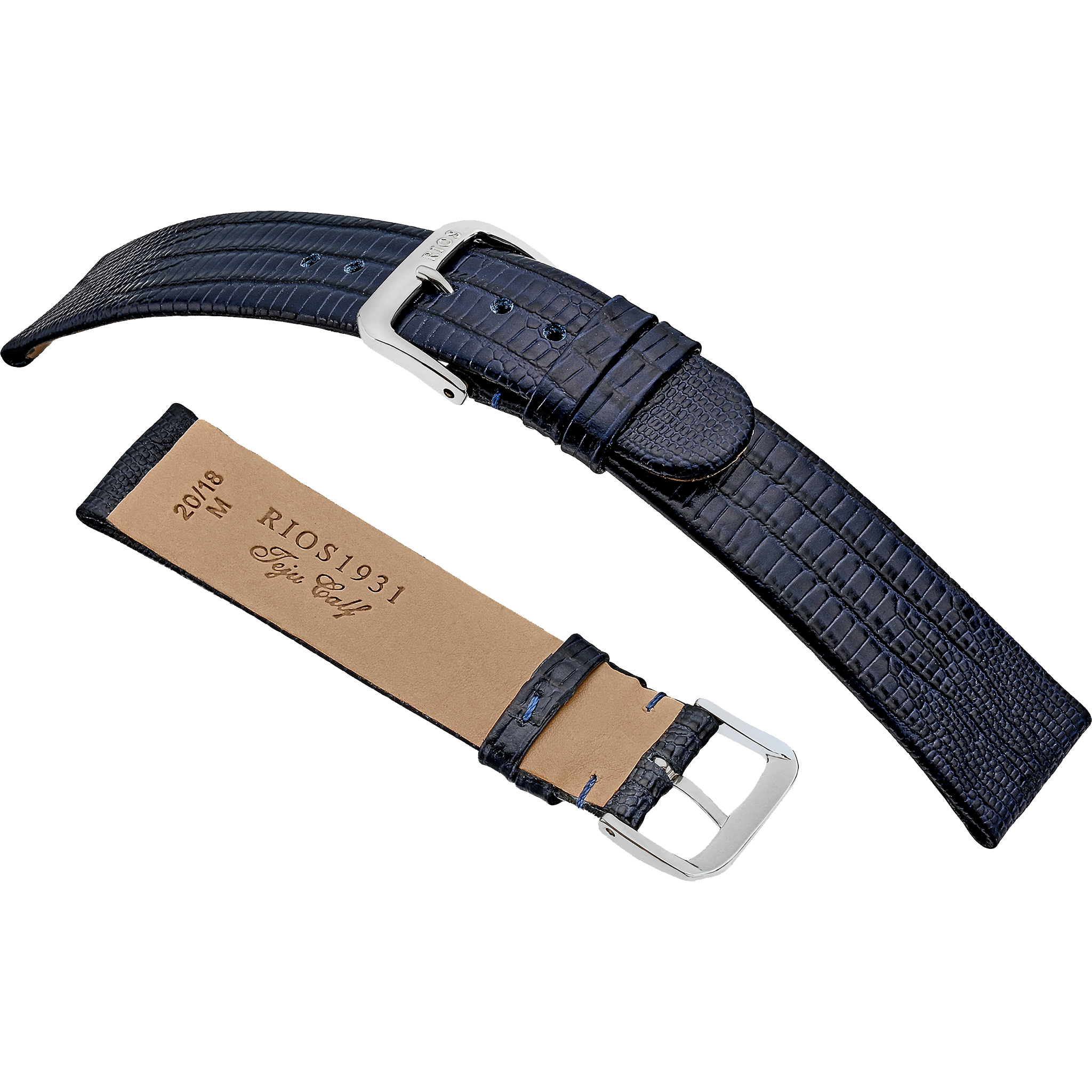 Rios 1931 Watch Bands - Bolivia - Embossed Teju Lizard Grain