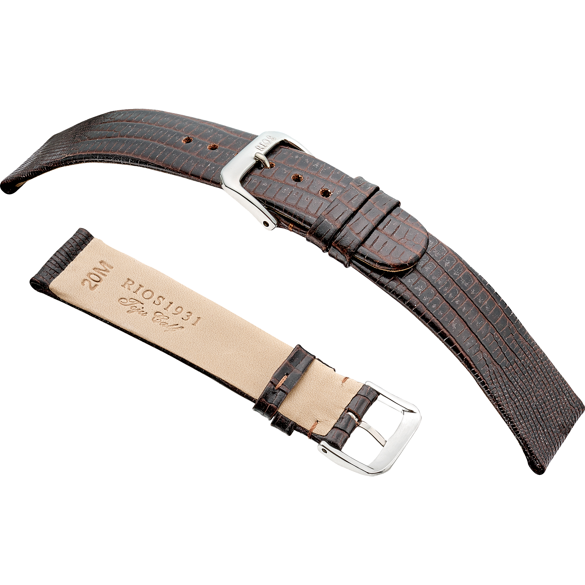 Rios 1931 Watch Bands - Bolivia - Embossed Teju Lizard Grain