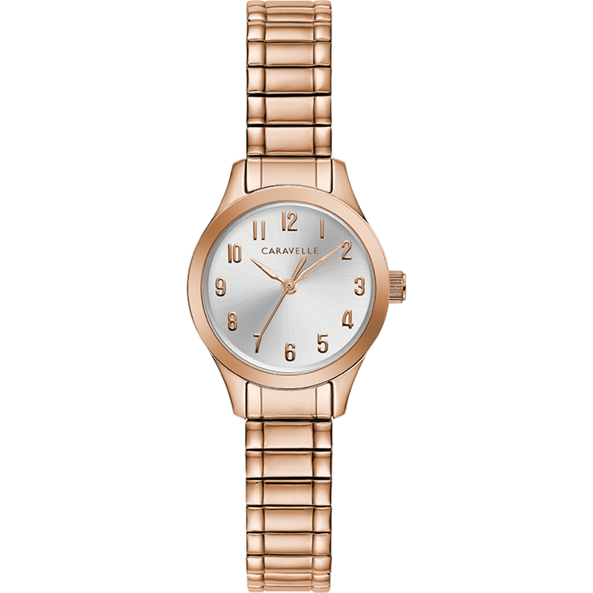 Caravelle Watch - Rose Gold Tone Expansion 44L254