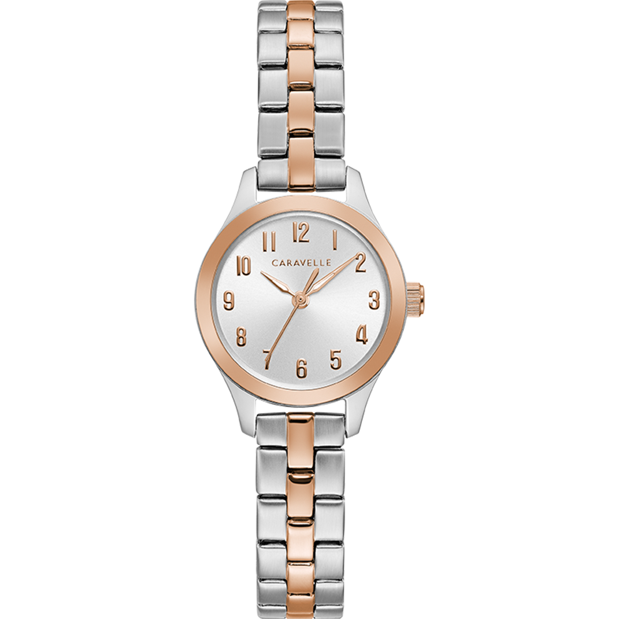 Caravelle Watch - Two-Tone with Rose Gold 45L175