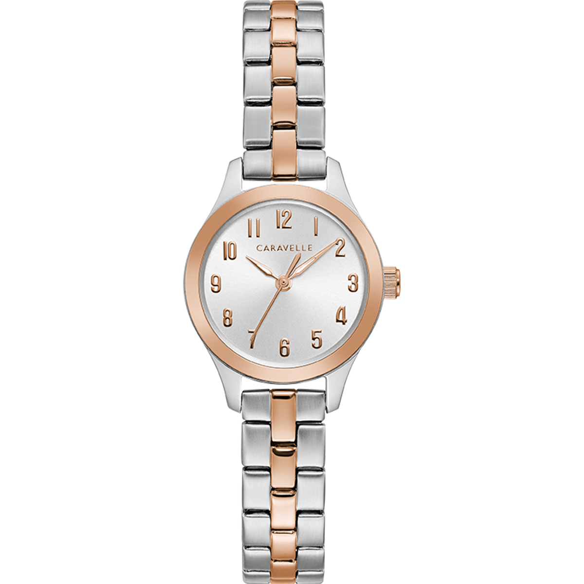 Caravelle Watch - Dress Collection - Two-Tone with Rose Gold