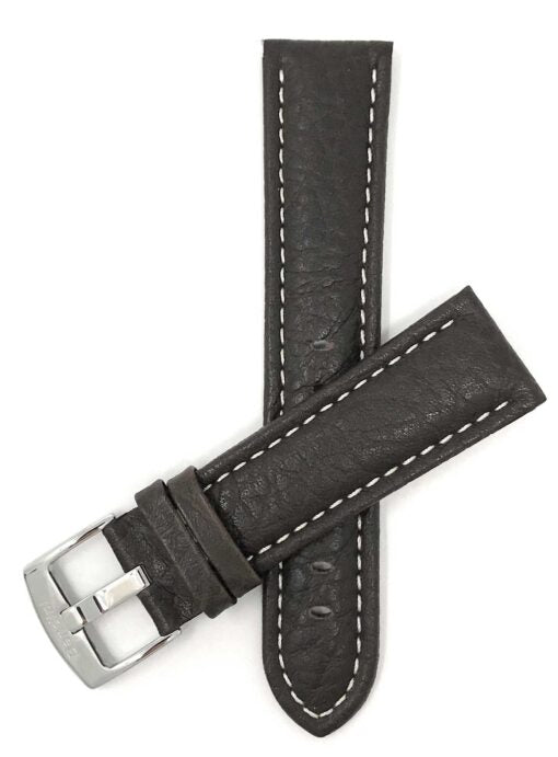 Bandini Watchstrap Genuine Leather - Buffalo Grain Padded