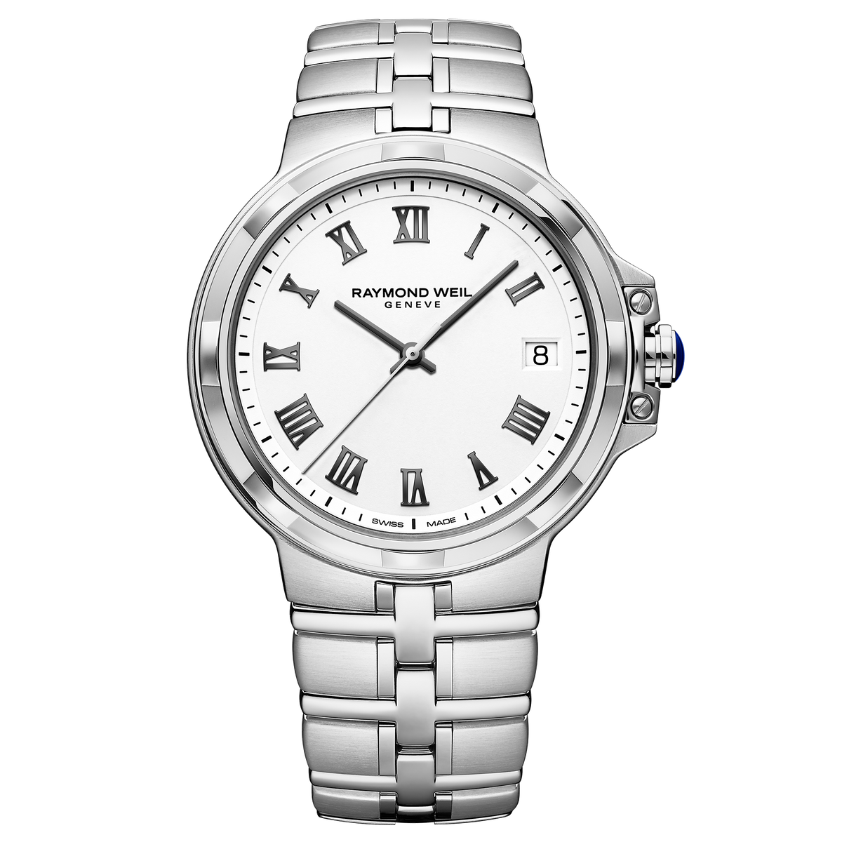 Raymond Weil Watch - Parsifal Men&#39;s Quartz White Dial 5580-ST-00300