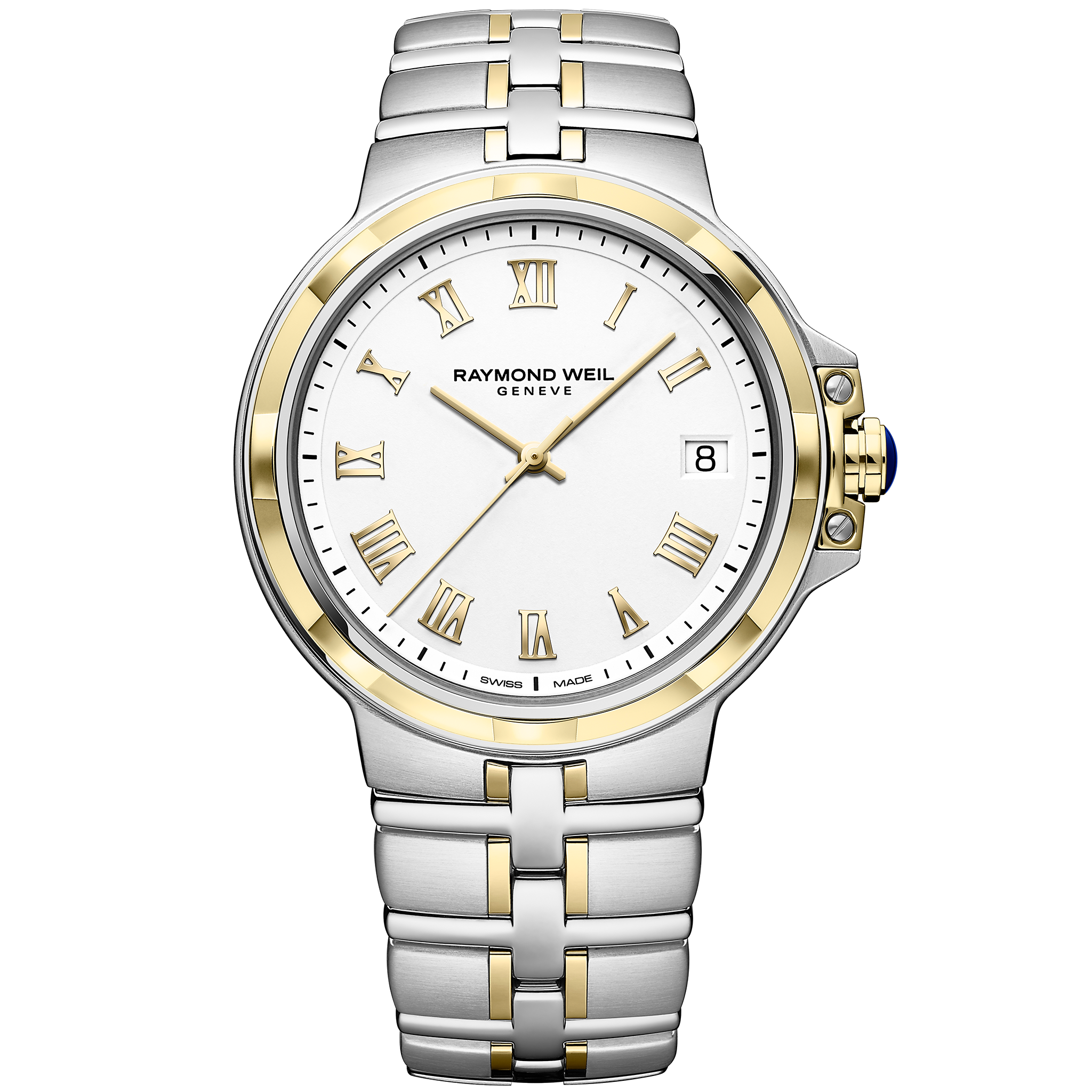 Raymond Weil Watch - Parsifal Men's 2/T White Dial 5580-STP-00308