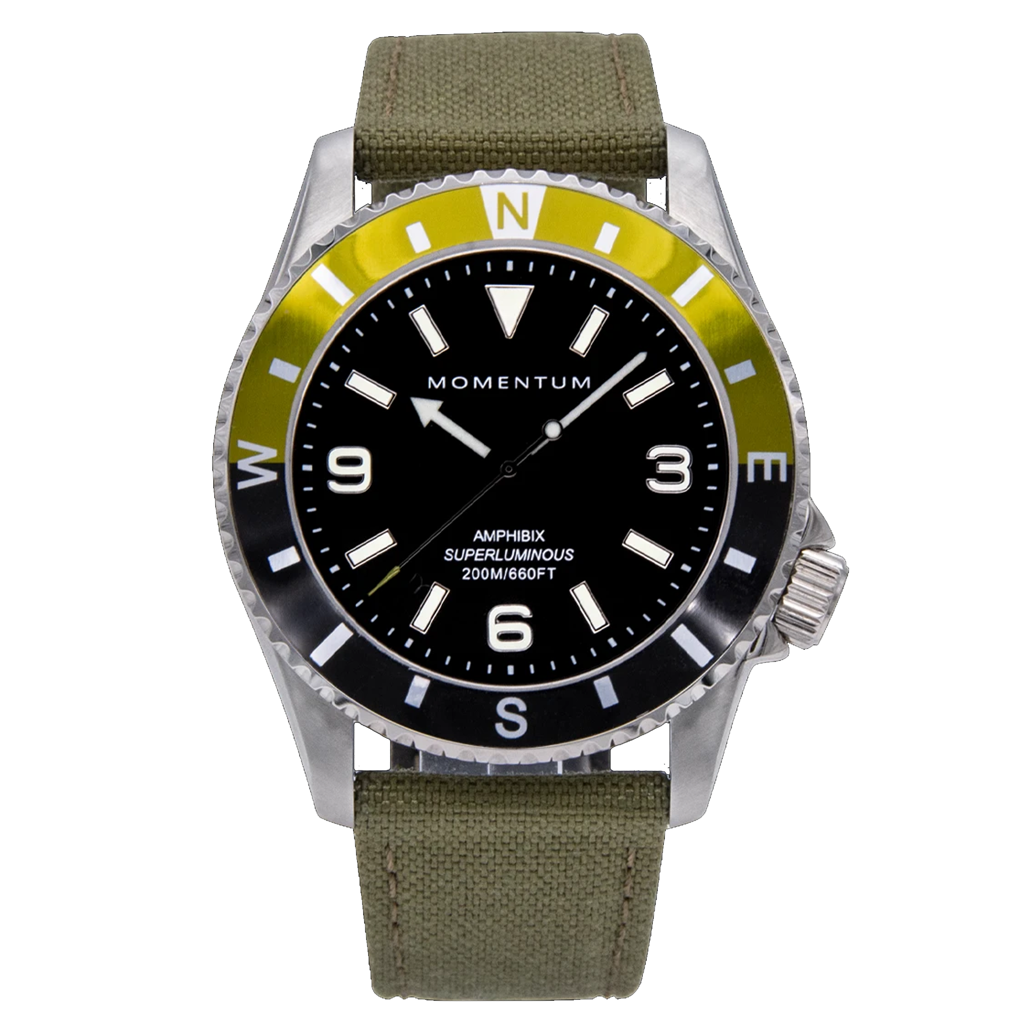Momentum Amphibix - Green & Black Bezel