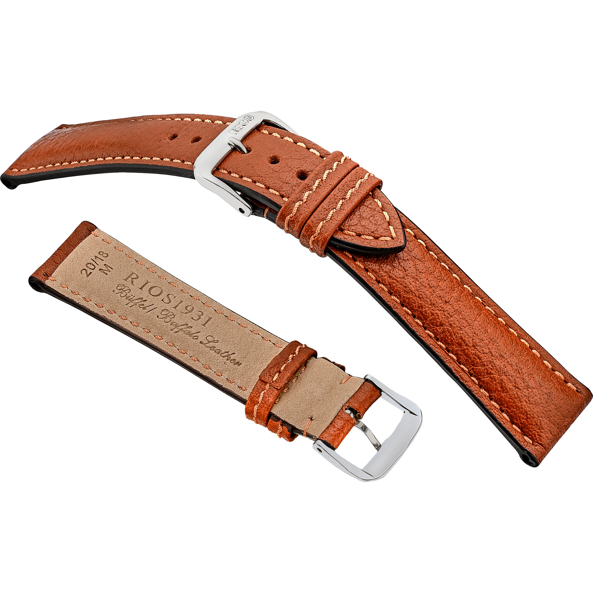 Rios 1931 Watch Bands - Colorado - Genuine Buffalo Leather