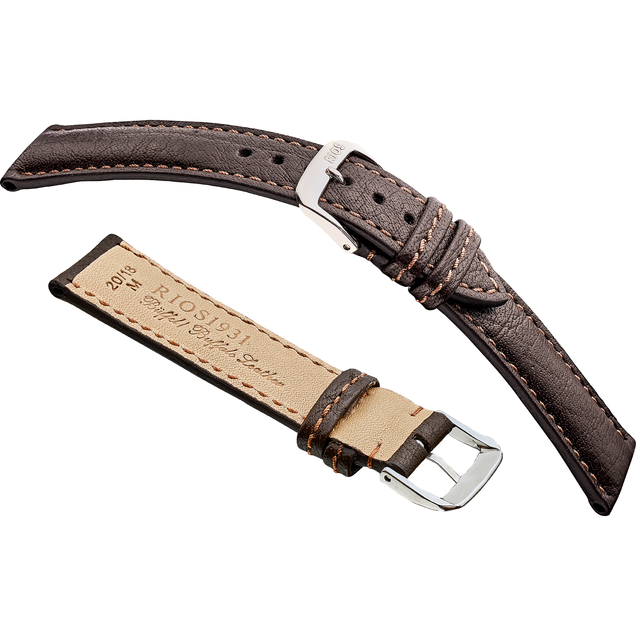 Rios 1931 Watch Bands - Colorado - Genuine Buffalo Leather
