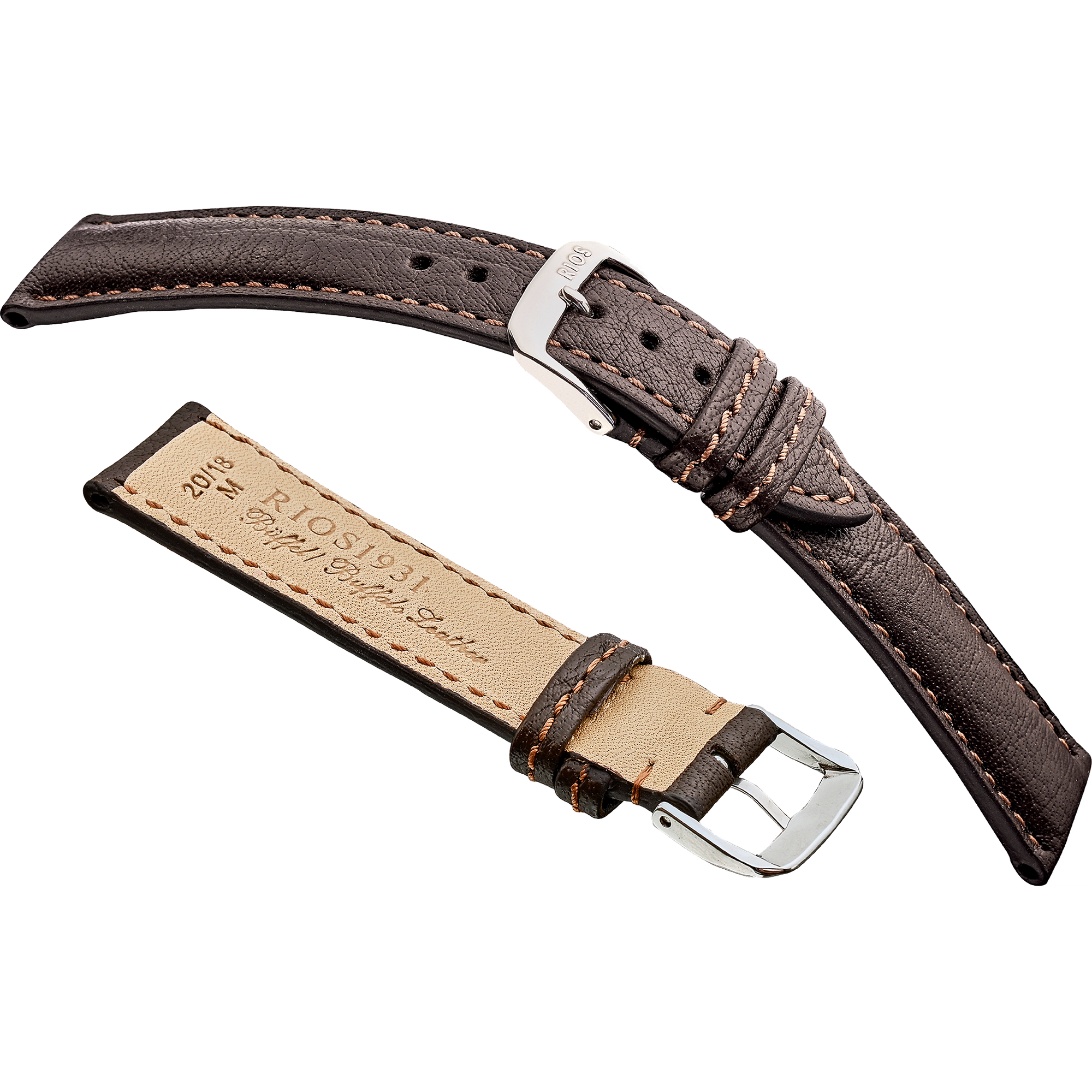 Rios 1931 Watch Bands - Colorado - Genuine Buffalo Leather