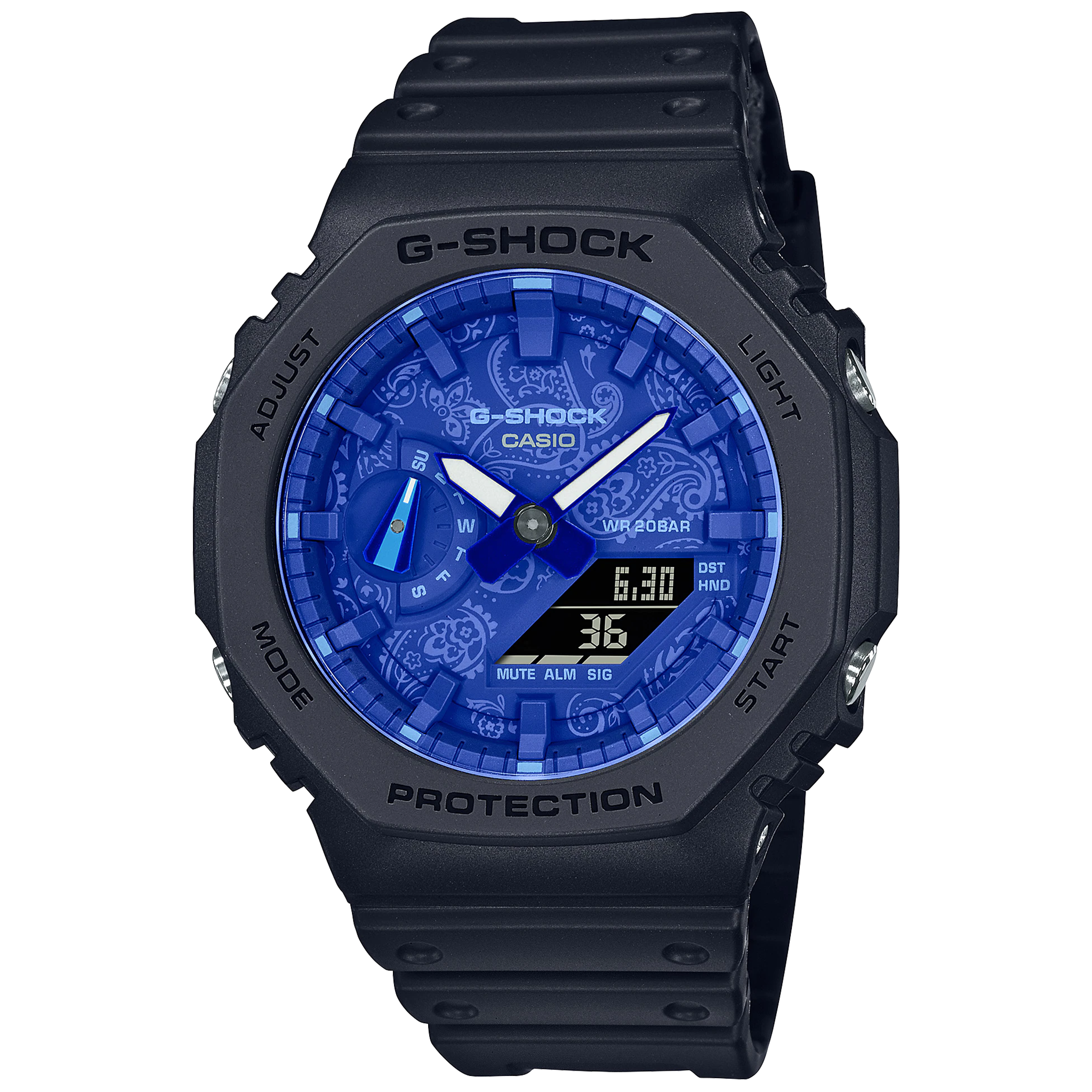 Casio G-Shock - Ani/Digi - Carbon GA2100BP-1A