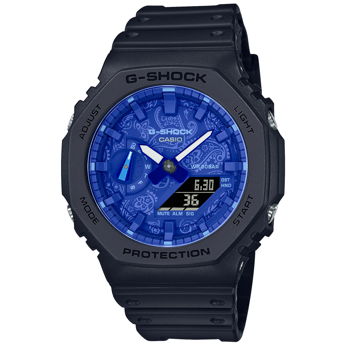 Casio G Shock Ani Digi Carbon GA2100BP 1A