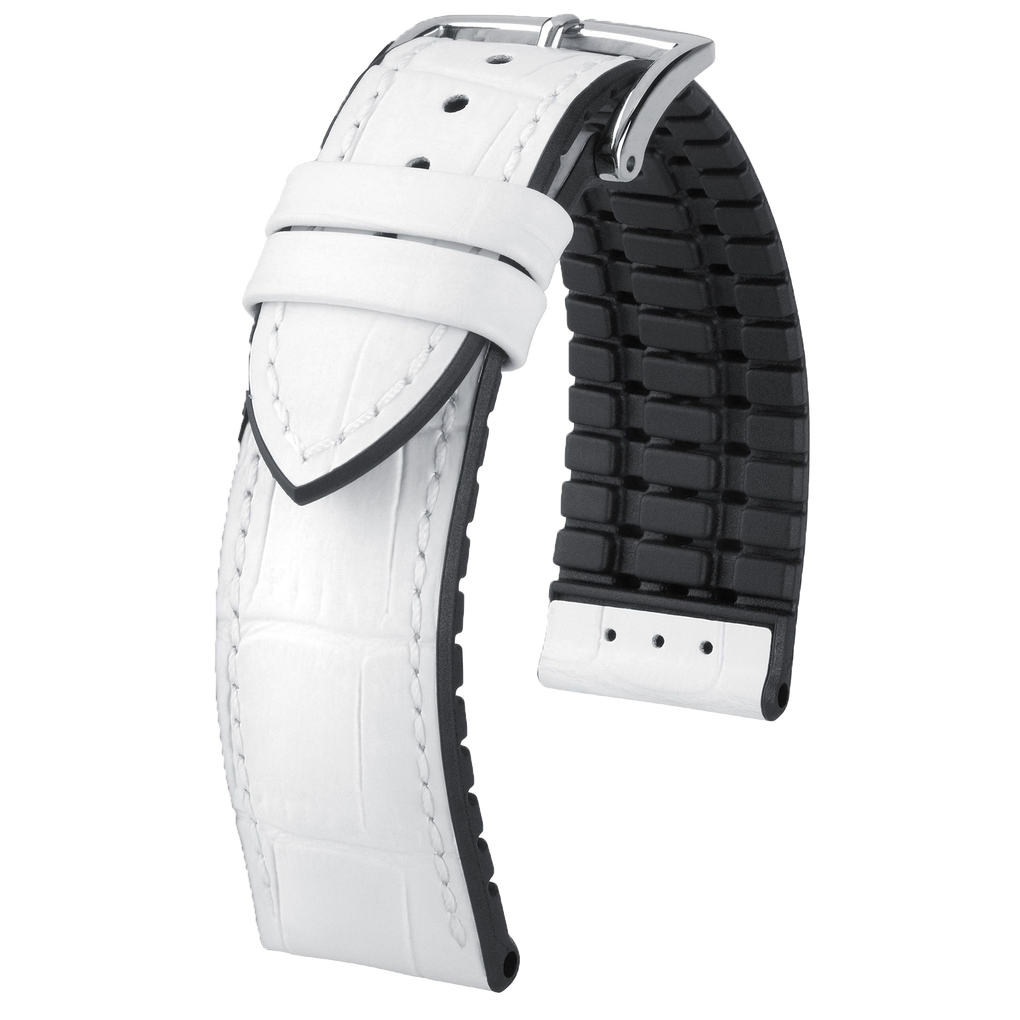 Hirsch PAUL Alligator Embossed Performance Watch Strap