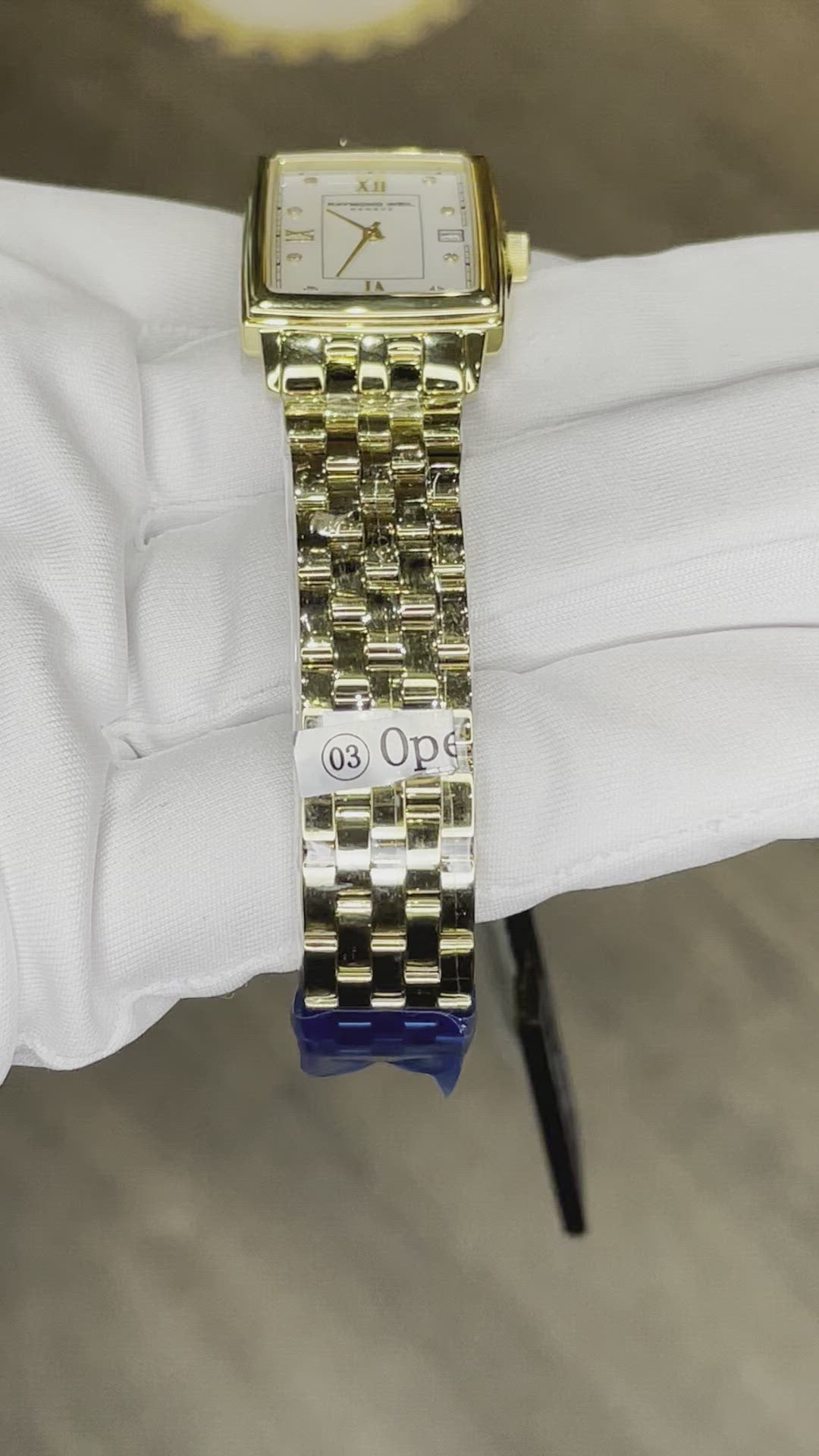 ਰੇਮੰਡ ਵੇਲ - ਟੋਕਾਟਾ ਲੇਡੀਜ਼ ਗੋਲਡ-ਟੋਨ ਕੁਆਰਟਜ਼ ਵਾਚ 