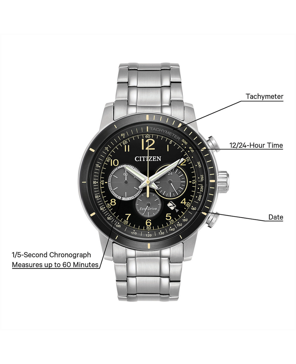 Citizen Eco-Drive - Brycen - Chronograph CA4358-58E