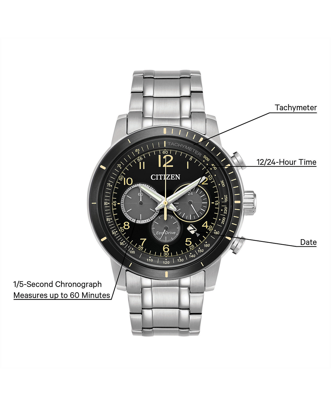 Citizen Eco-Drive - Brycen - Chronograph CA4358-58E