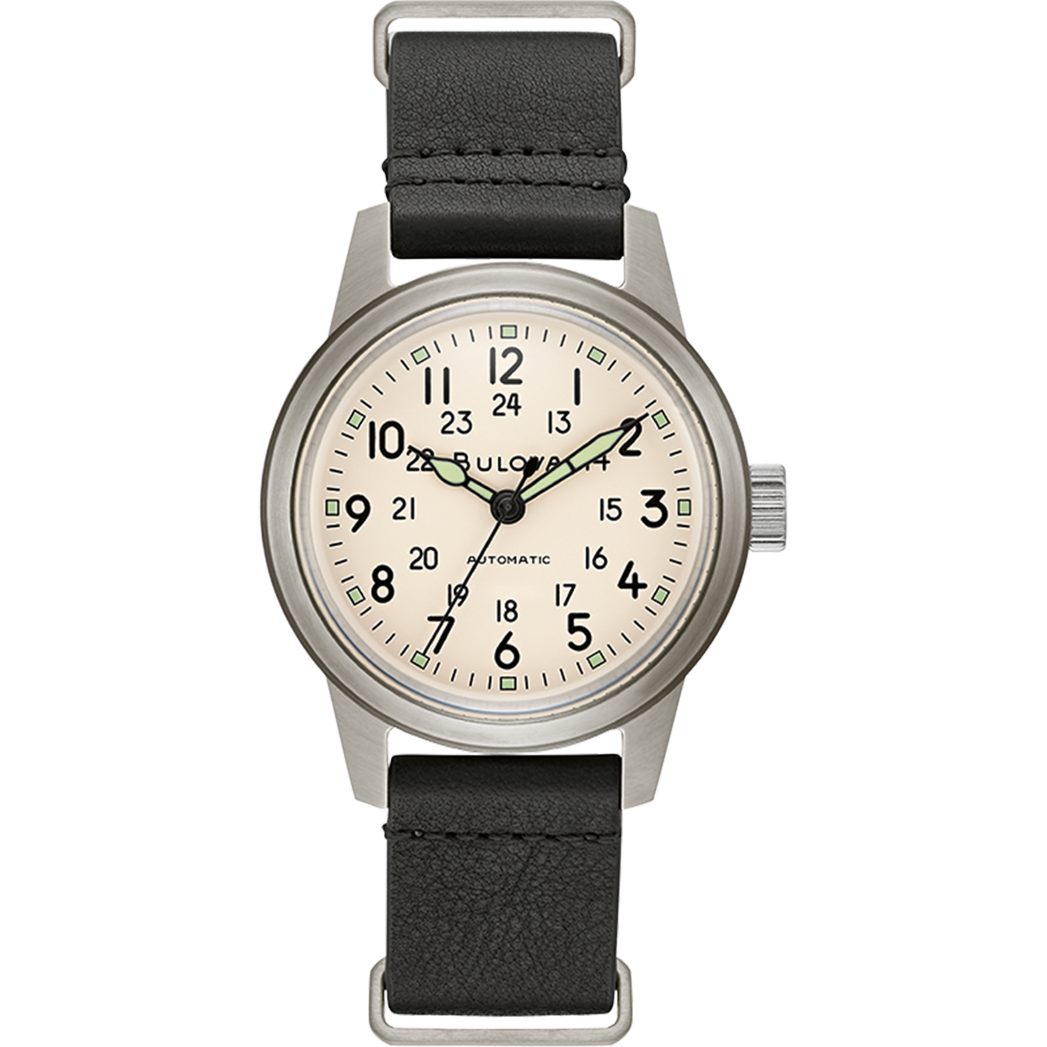 Bulova - 38mm Military Hack Watch 96A246