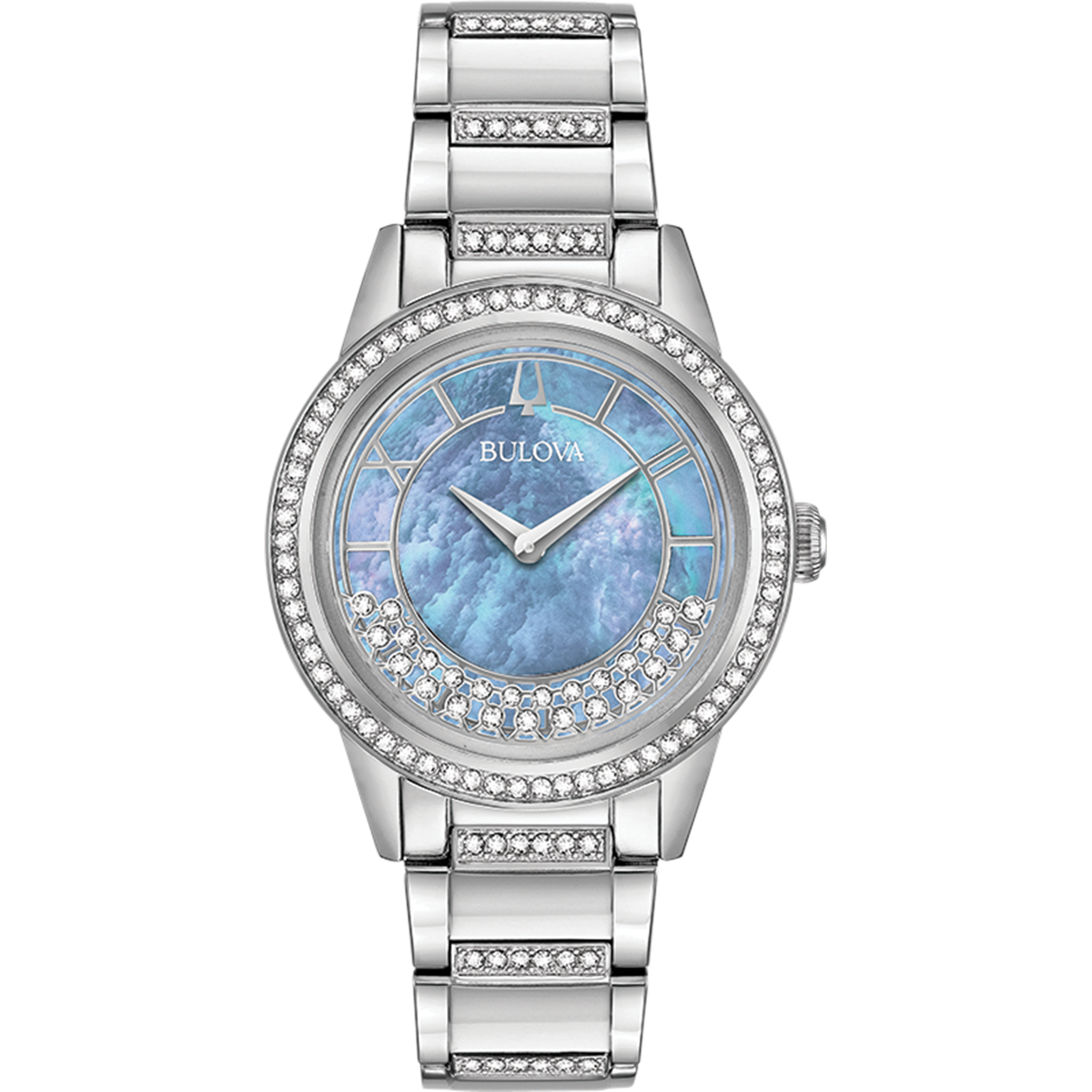 Bulova - Women's Crystal TurnStyle Watch 96L260