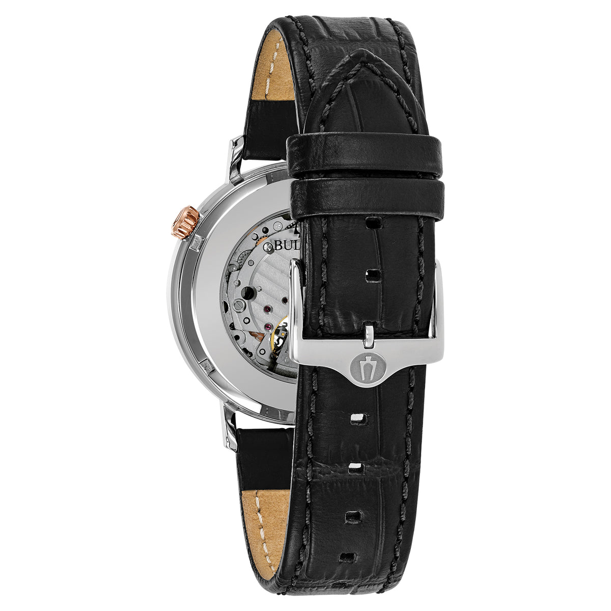 Bulova -Classic Collection Automatic - Stainless Steel, Black Leather