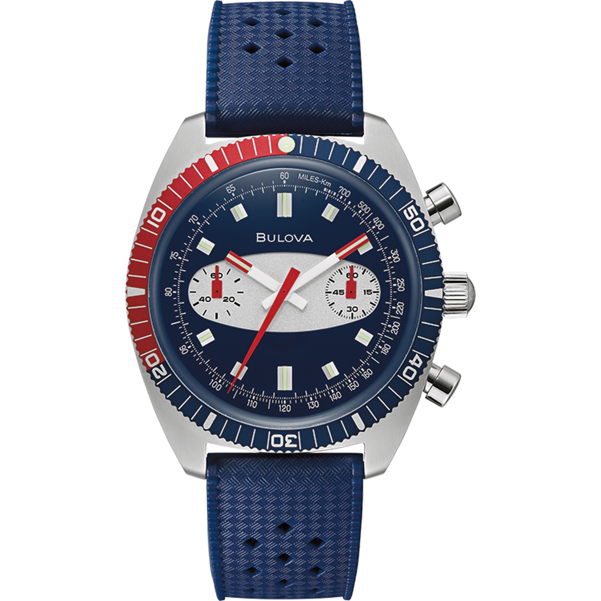 Blue chronograph hot sale