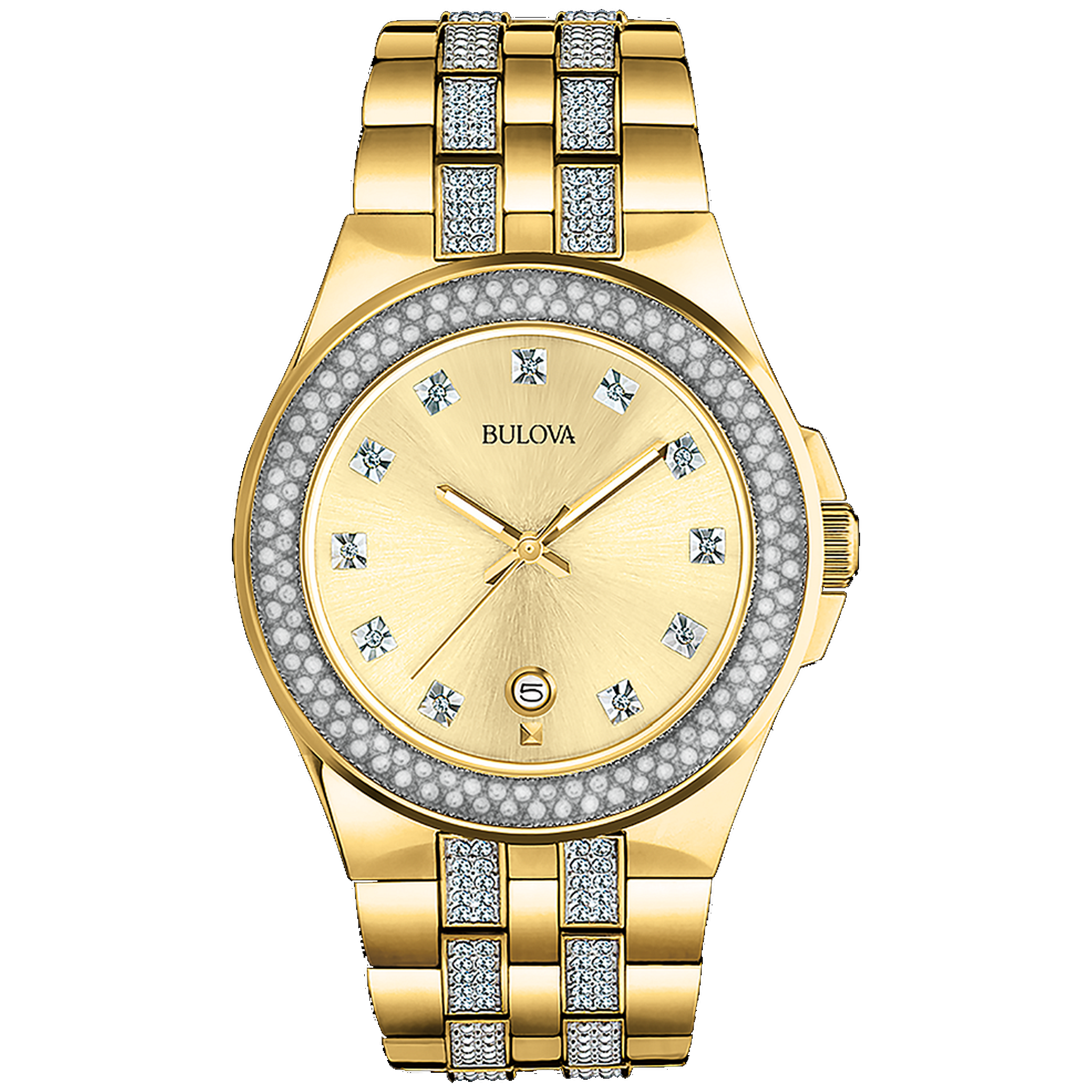 Bulova - Classic Crystals in Gold Tone 98B174