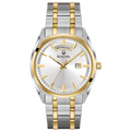 Bulova - Men's Classic Watch Two Tone with Day/Date