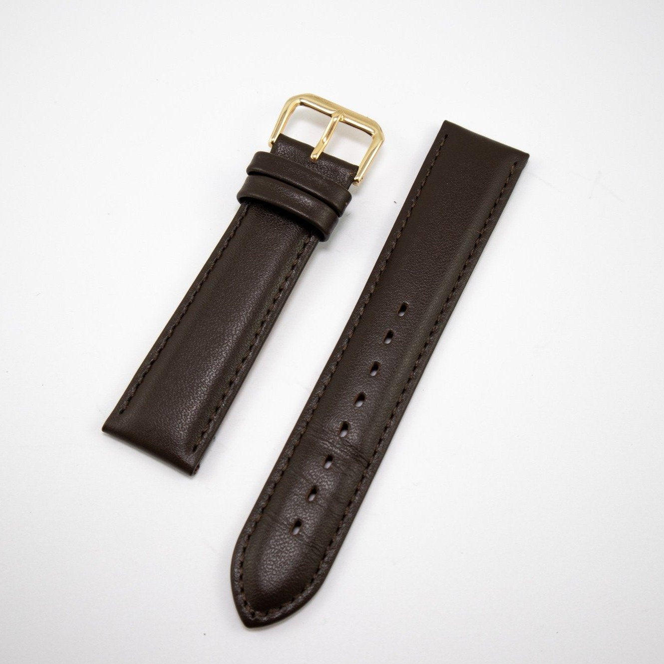 Alpine Watchstrap - Smooth Padded Stitched