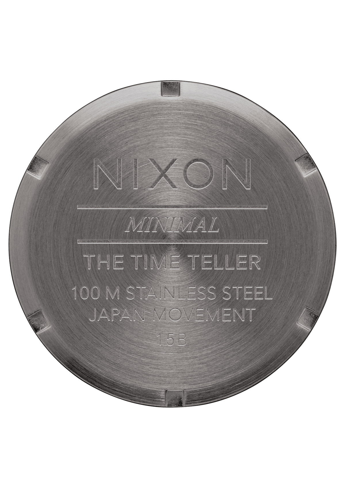Nixon Watch Time Teller 37mm - Gunmetal/Silver/Tan