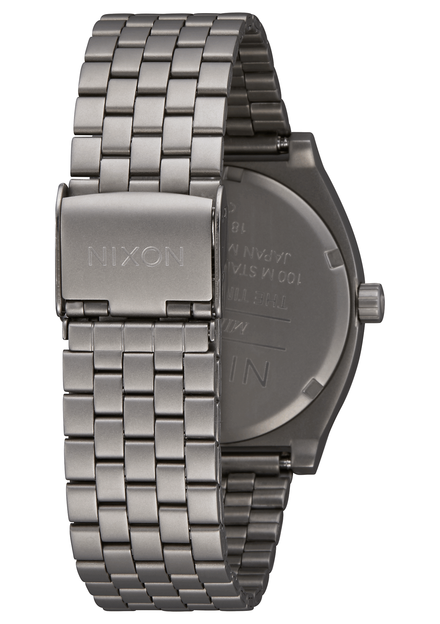 Nixon minimal the time teller discount 100m stainless steel japan movement