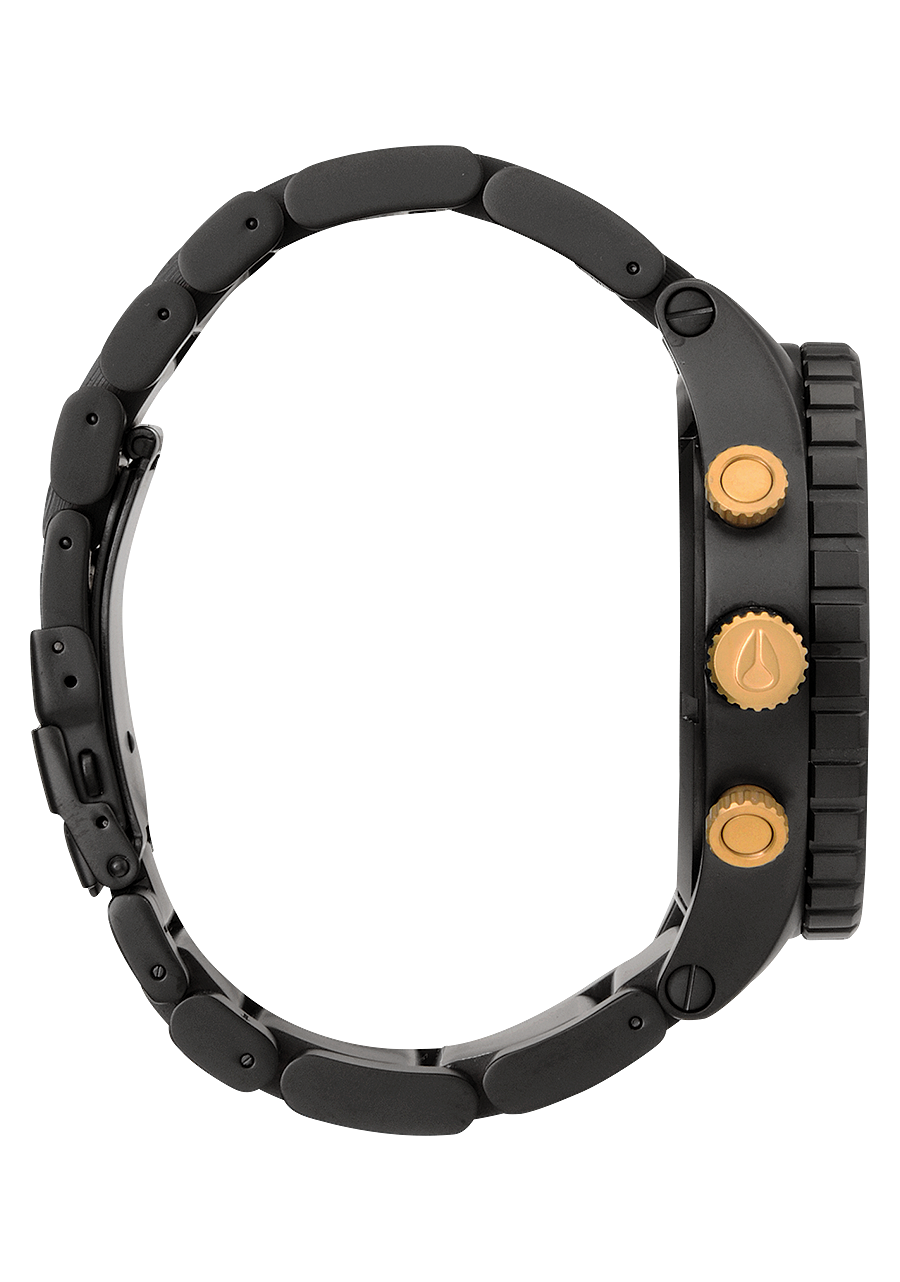 Nixon Watch 51-30 Chrono - Matte Black/Gold A083-1041