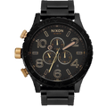 Nixon Watch 51-30 Chrono - Matte Black/Gold A083-1041