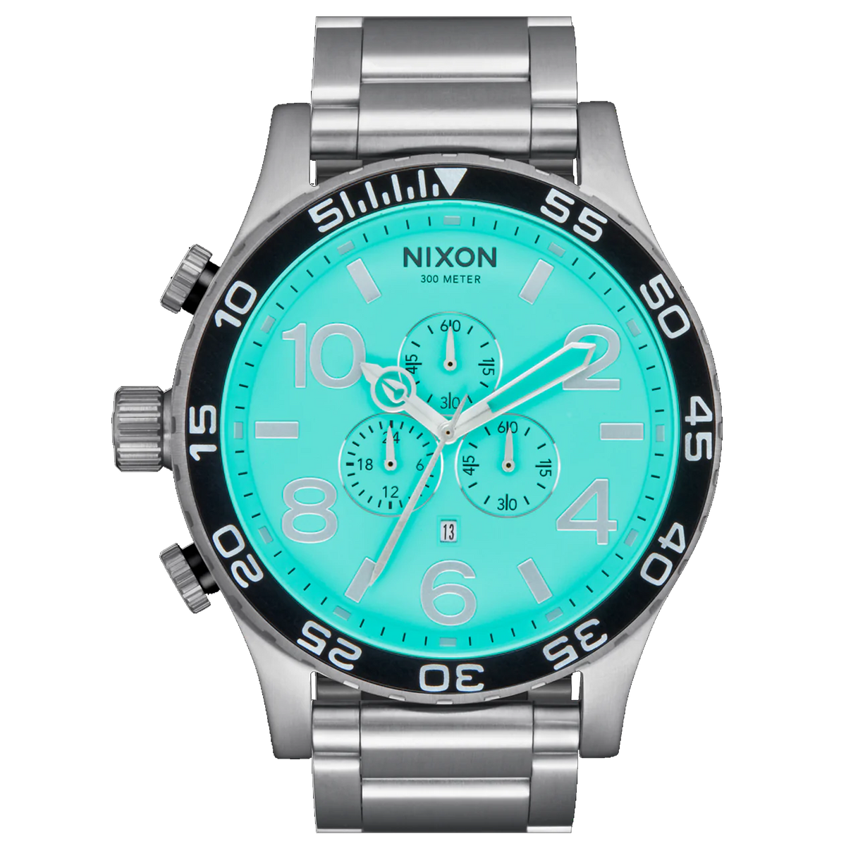 Nixon Watch 51-30 Chrono - Silver/Turquise