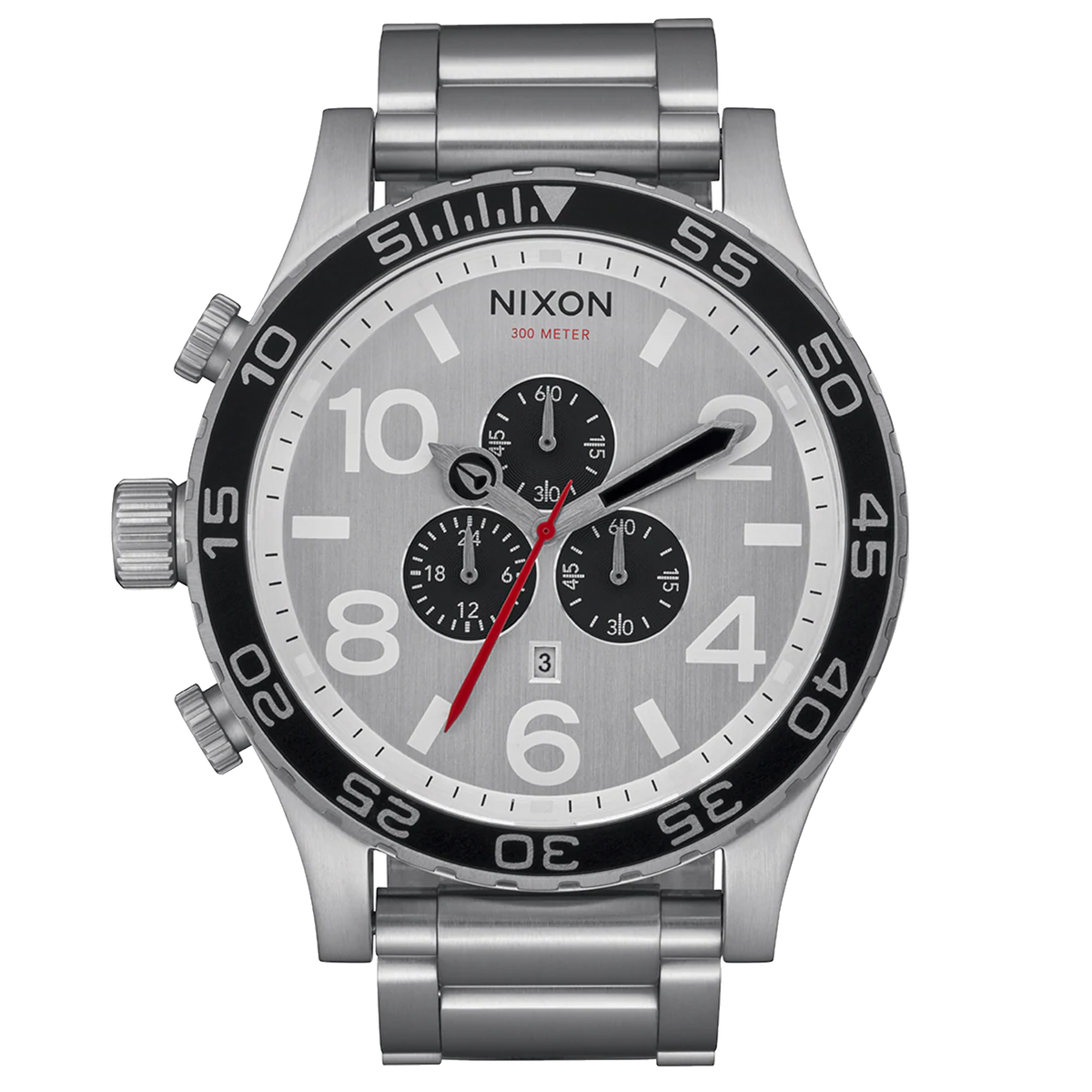 Nixon Watch 51-30 Chrono - All Silver/Black