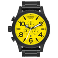 Nixon Watch 51-30 Chrono - All Black/Yellow A083-3132