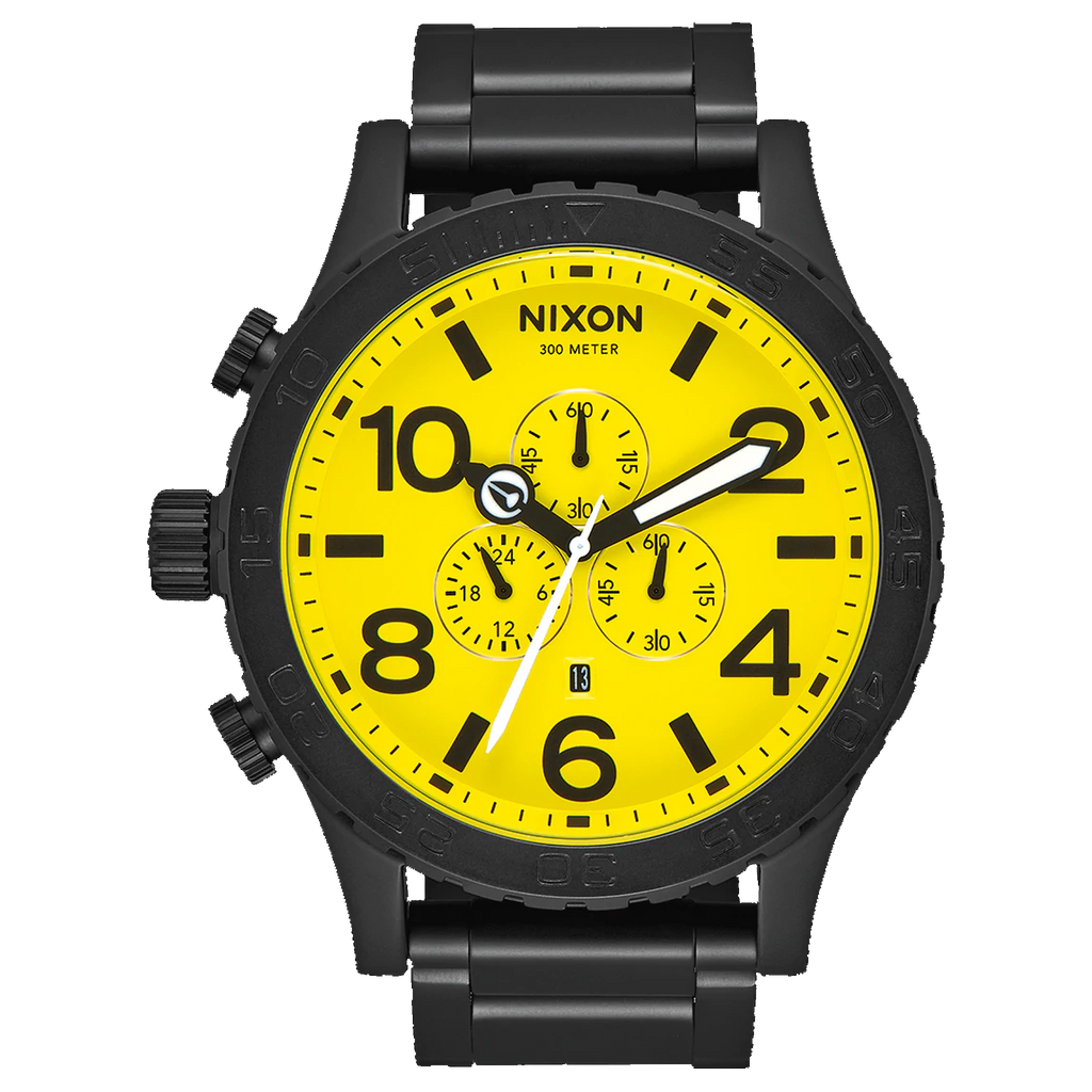 Nixon Watch 51-30 Chrono - All Black/Yellow A083-3132