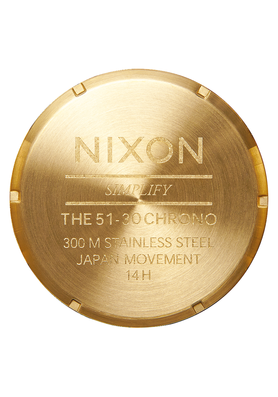 Nixon Watch 51-30 Chrono - All Gold/Gold/Black