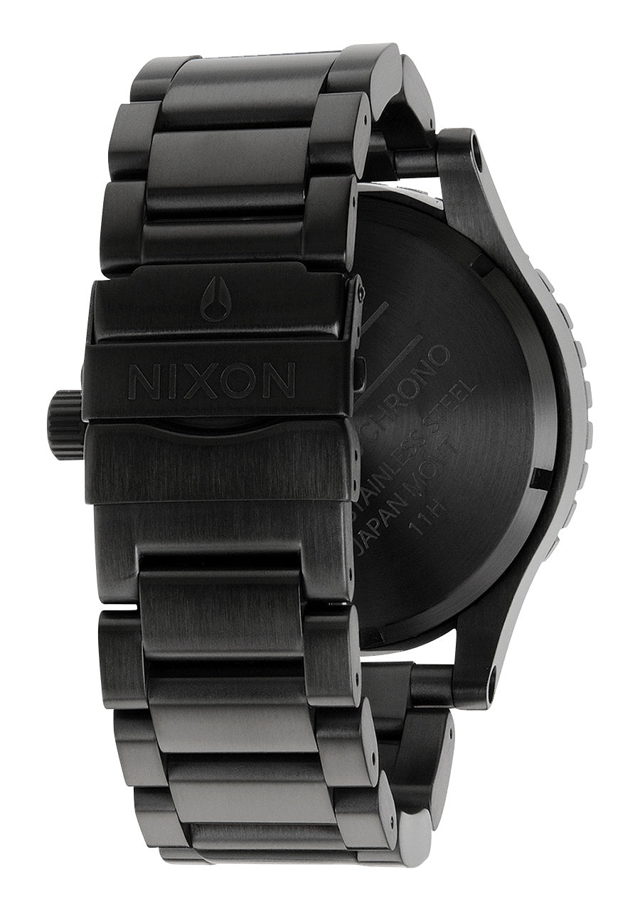 Nixon Watch 51-30 Chrono - ALL BLACK / ROSE GOLD