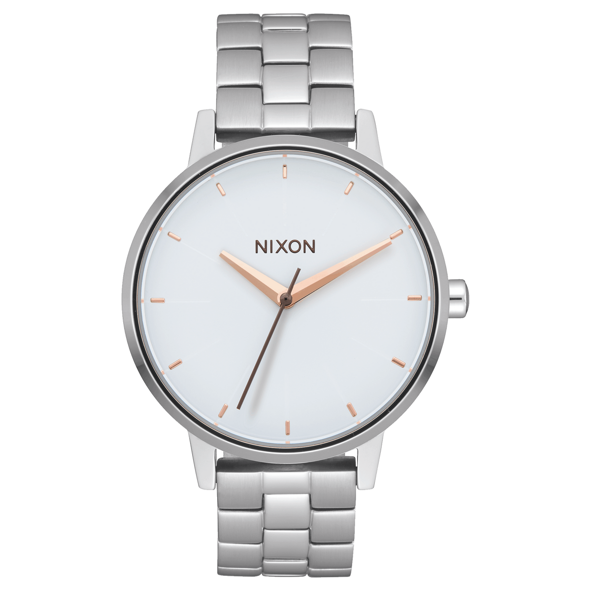 Nixon Watch Kensington - Silver/White/Rose Gold