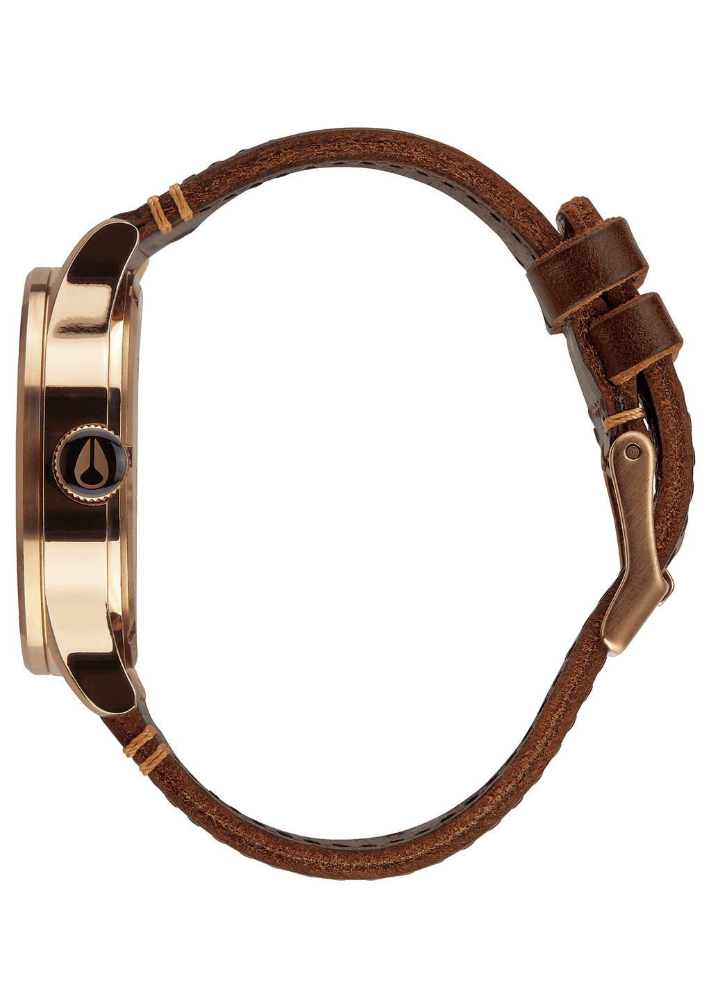 Nixon Sentry Leather - Black/Gunmetal/Brown A105-2001