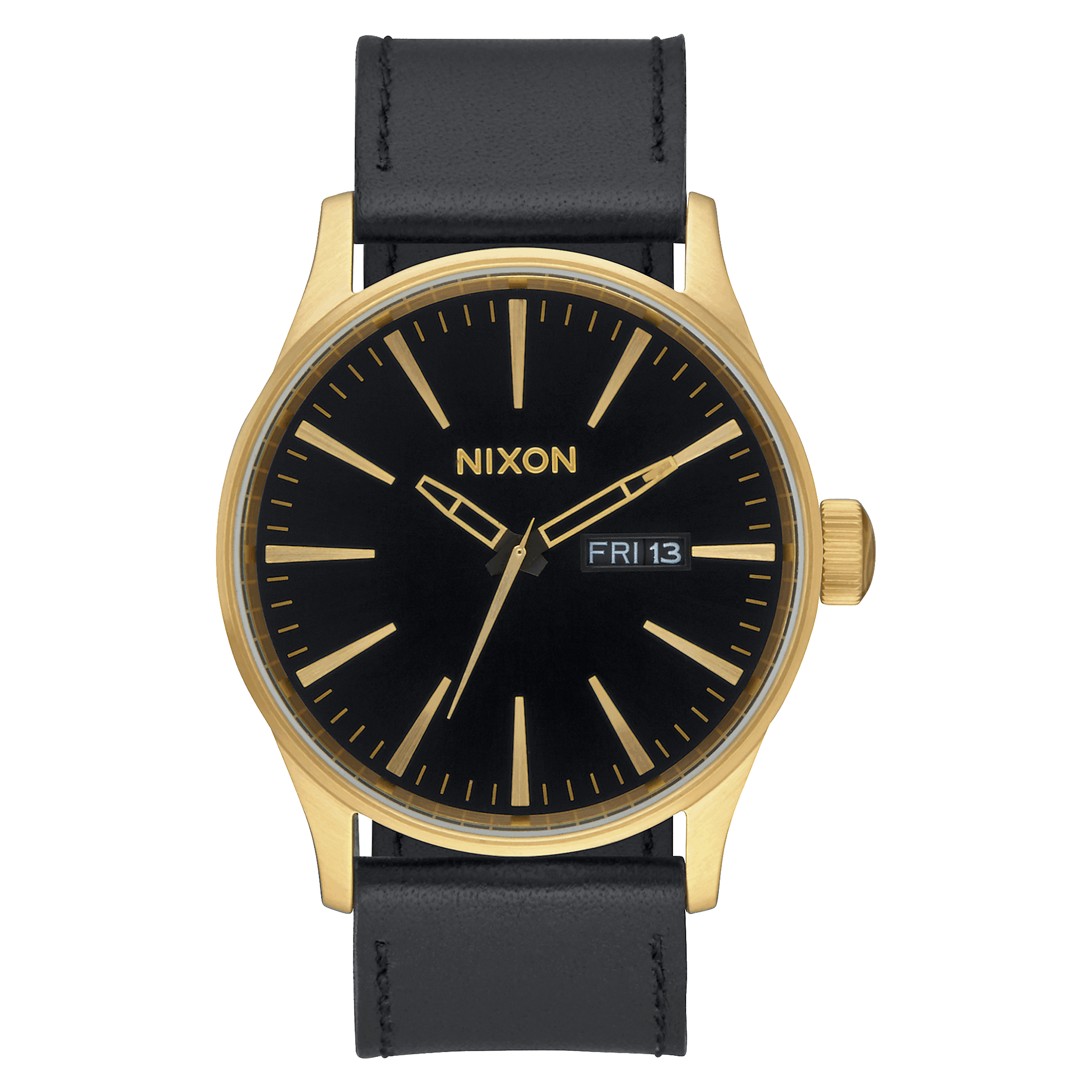 Nixon Sentry Leather - Gold/Black A105-513