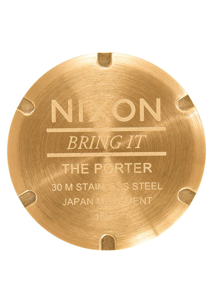 Nixon Watch - Porter 40mm: All Gold/Black Sunray