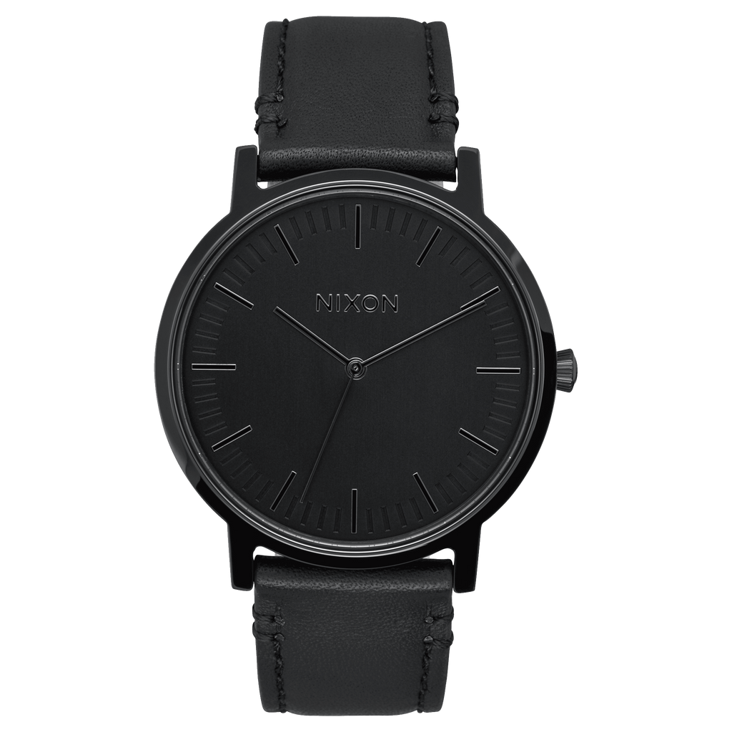 Nixon Watch - Porter Leather: All Black A1058-001