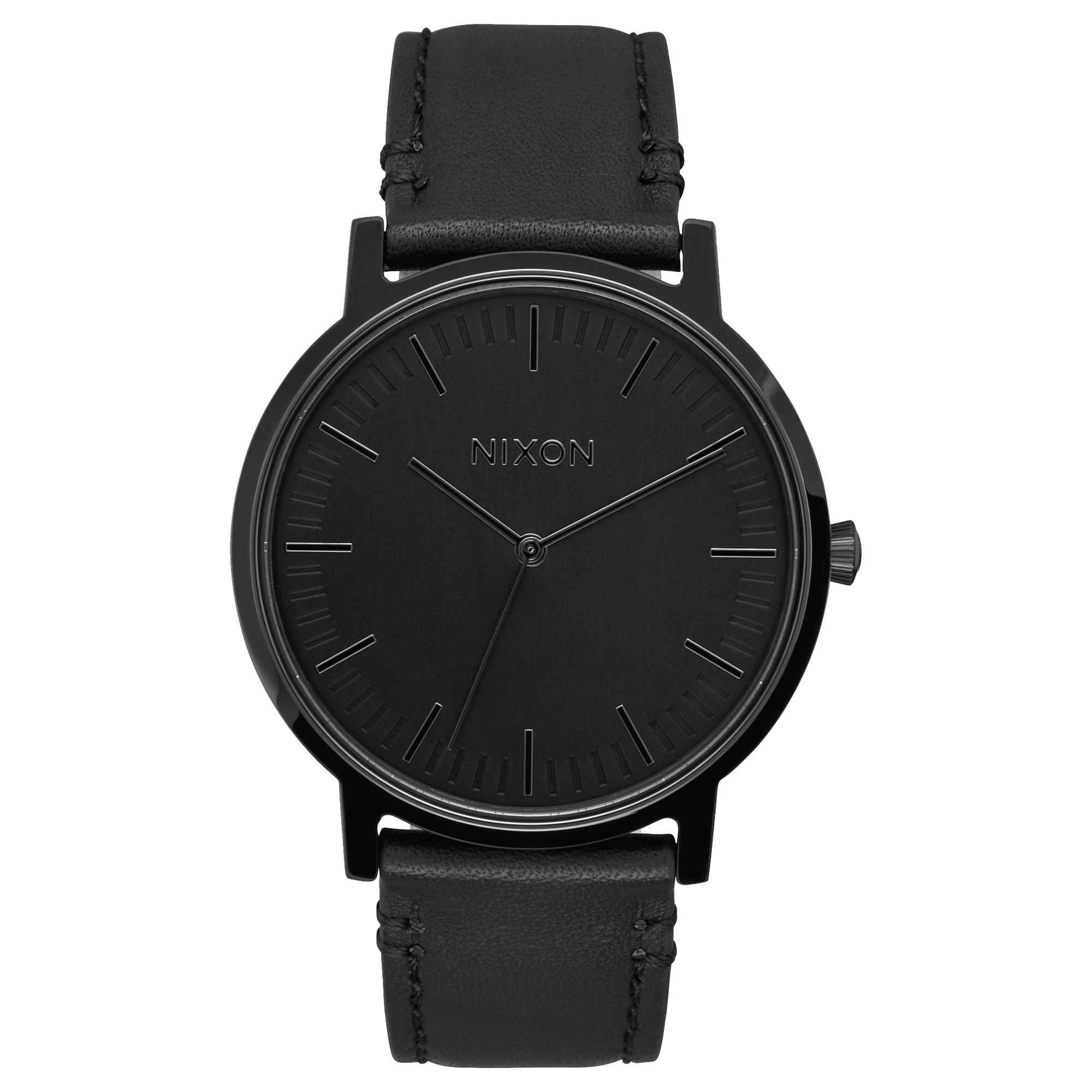 Nixon Watch - Porter Leather: All Black A1058-001