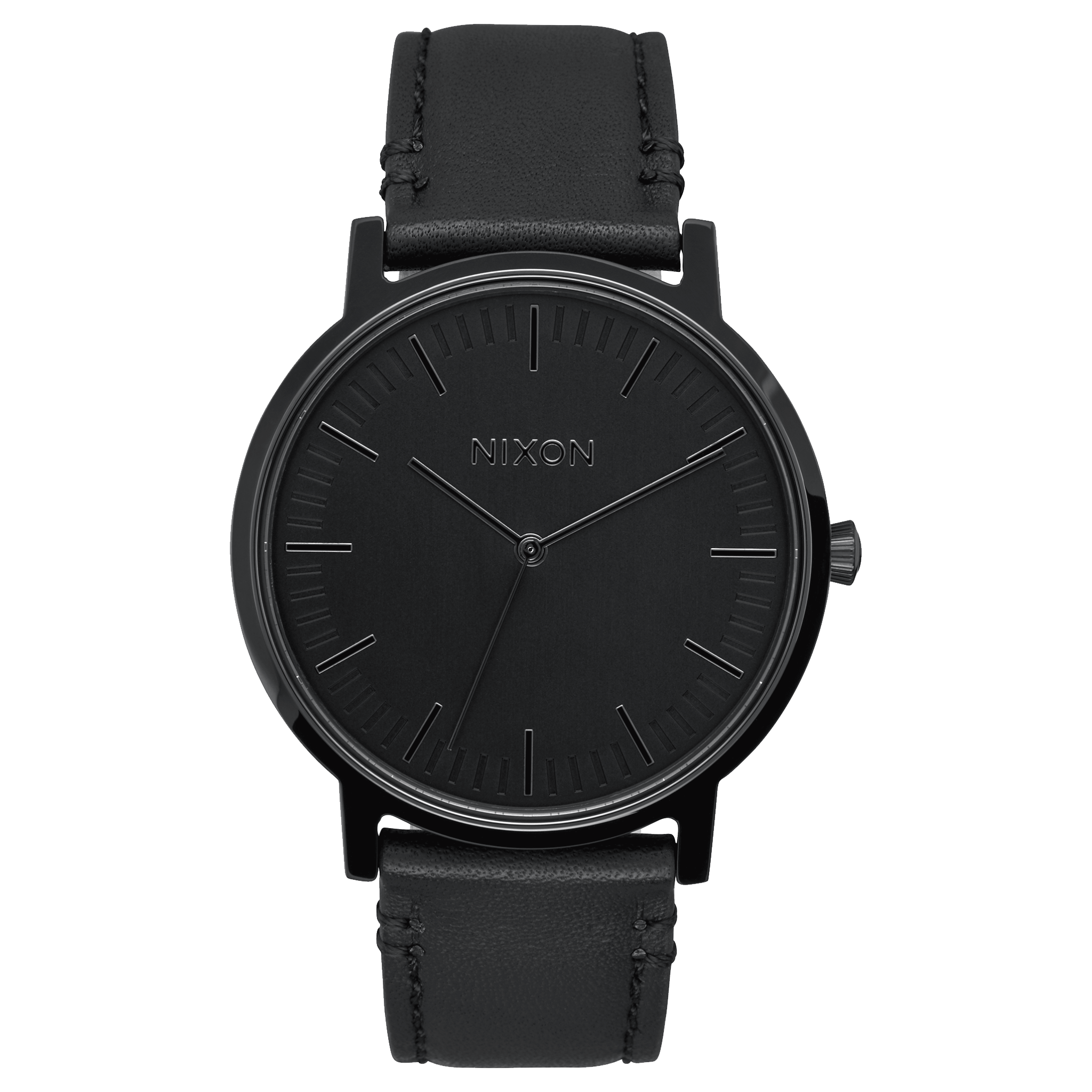 Nixon Watch - Porter Leather: All Black A1058-001