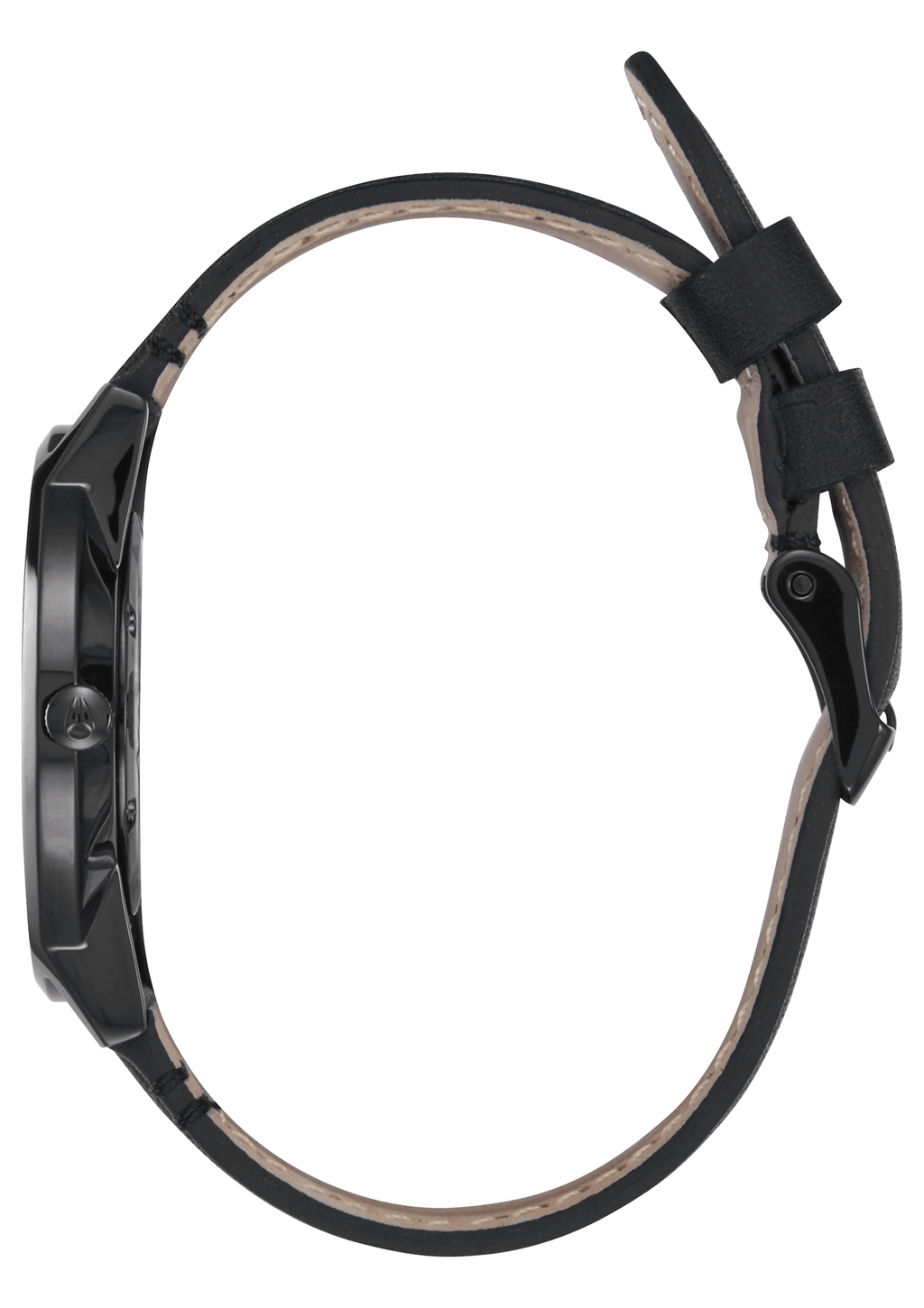 Nixon Watch - Porter Leather: All Black/Gold A1058-1031