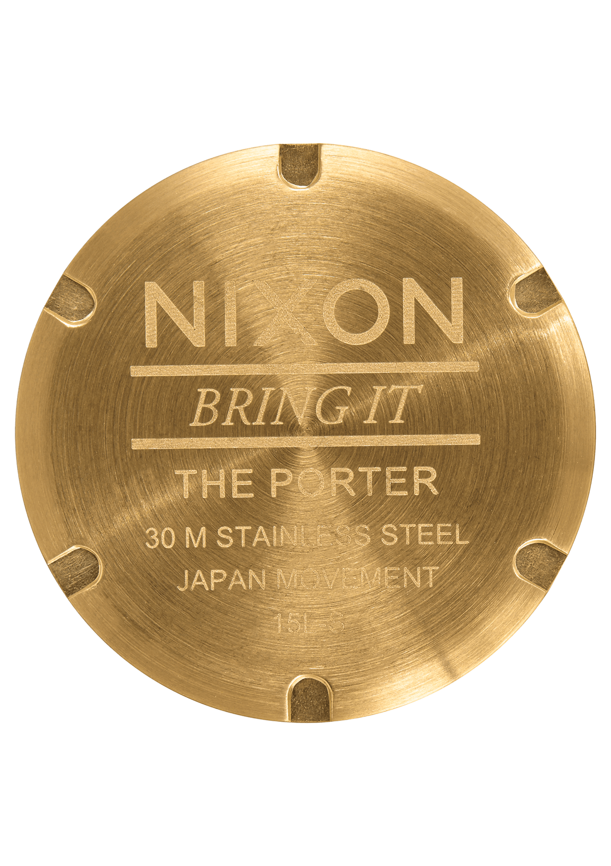 Nixon Watch - Porter 40mm Leather: Gold/Black