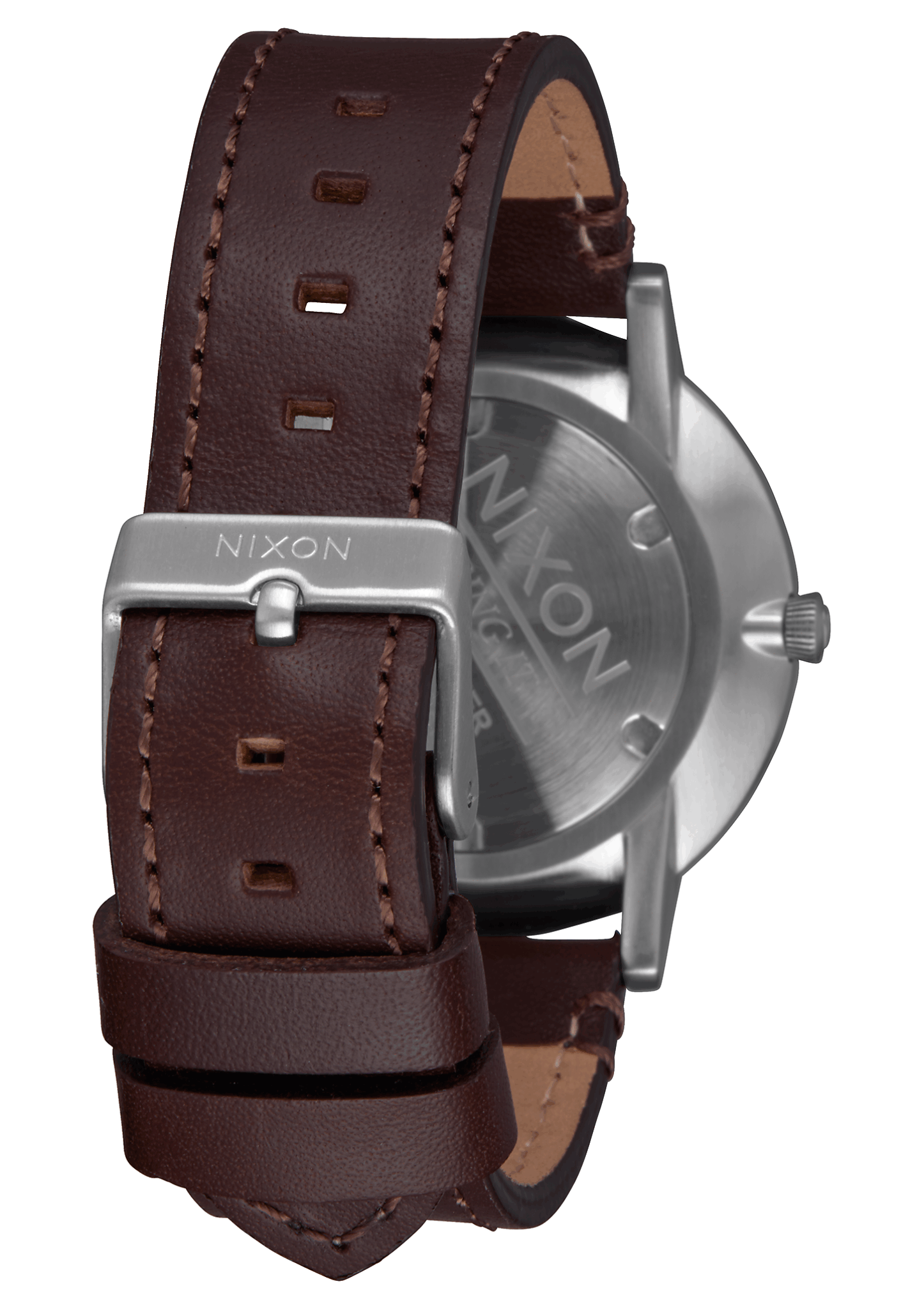 Nixon Watch Porter Leather Navy Brown A1058 879