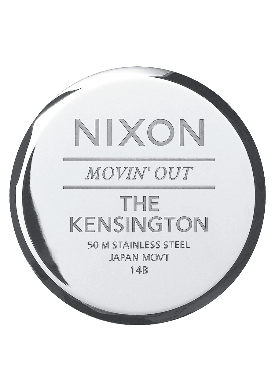 Nixon Watch Kensington Leather - Black