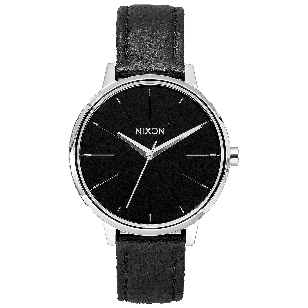 Nixon Watch Kensington Leather - Black